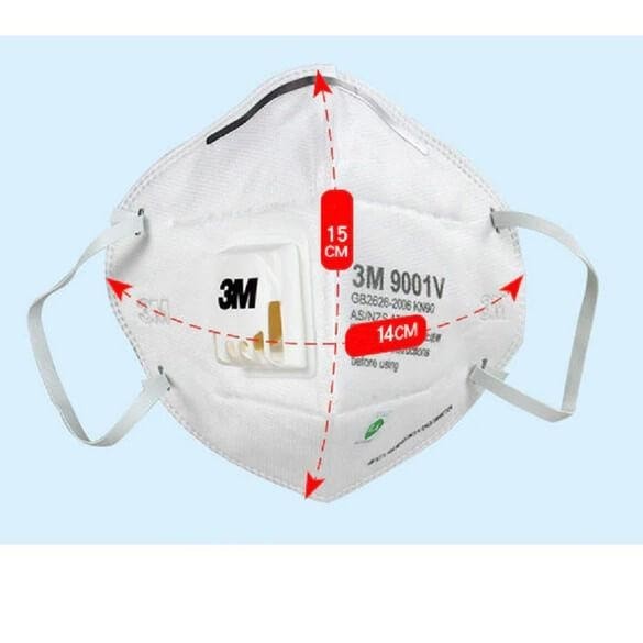 3M 9001V face masks