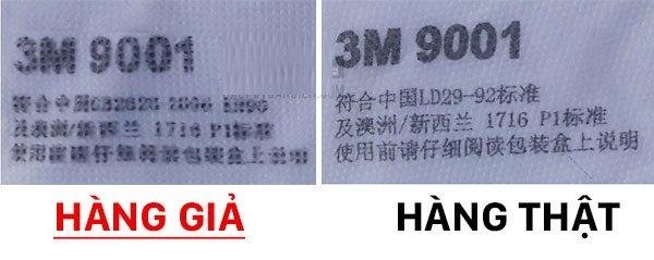 real and fake 3M masks