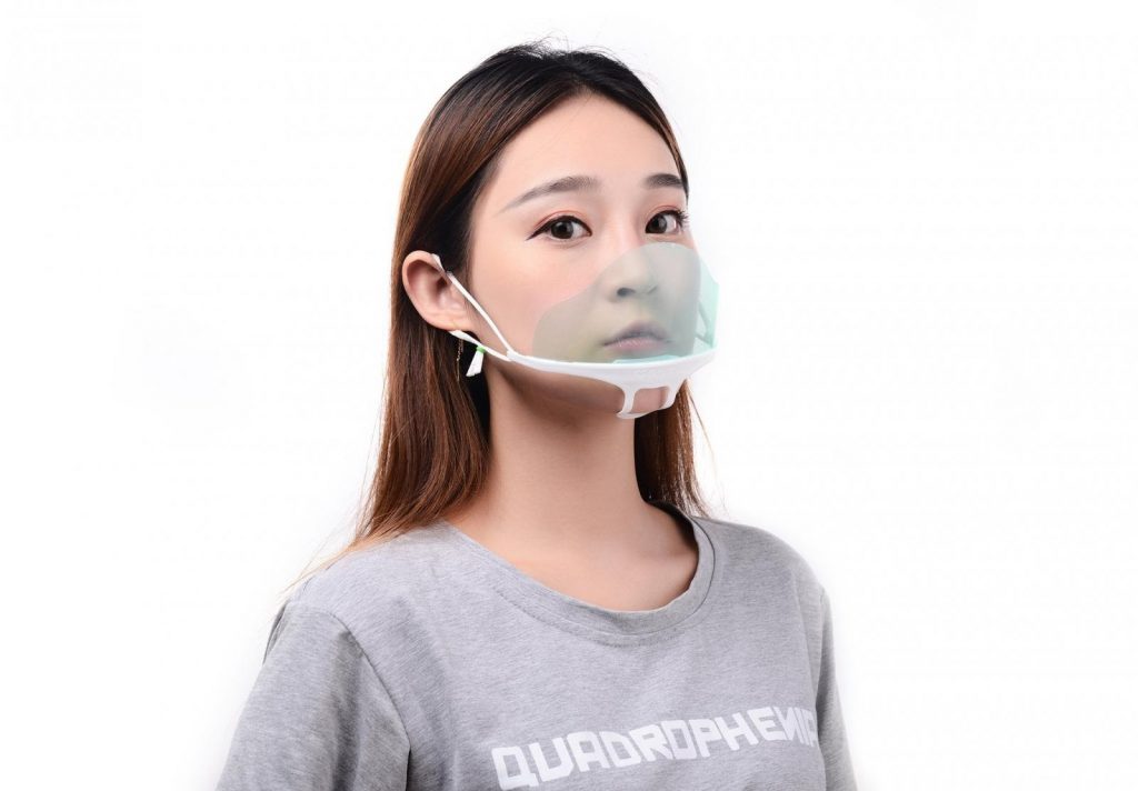 plastic face mask