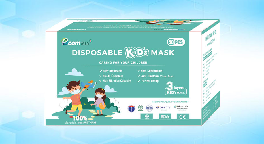 Khẩu trang y tế Ecom Med Kid’s Mask